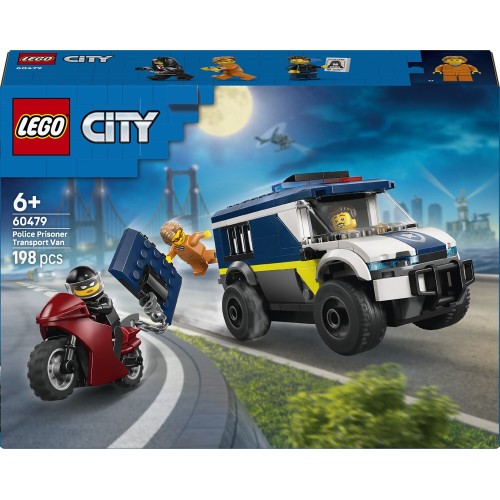 lego city αστυνομικό βαν μεταφοράς κρατουμένων 60479
