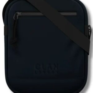 clan london τσαντάκι ώμου - χιαστί euston crossbody - obsidian (clcbobs)