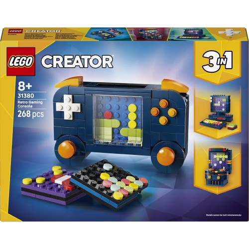 lego creator ρετρό κονσόλα βιντεοπαιχνιδιών 31380