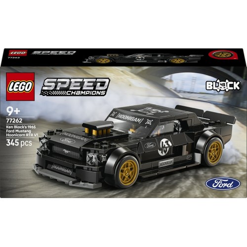 lego lego® speed champions ford mustang hoonicorn v1 του '65 του ken block 77262 77262