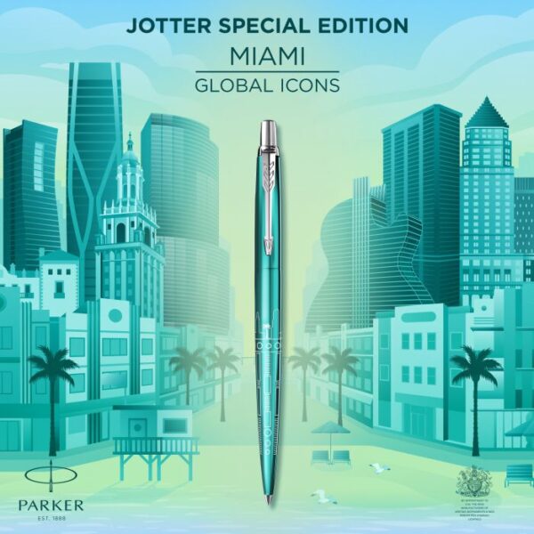 parker jotter se miami turqoise ct bpen