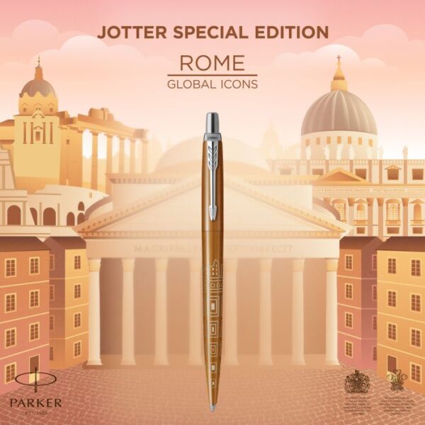 parker jotter se rome bronze ct bpen