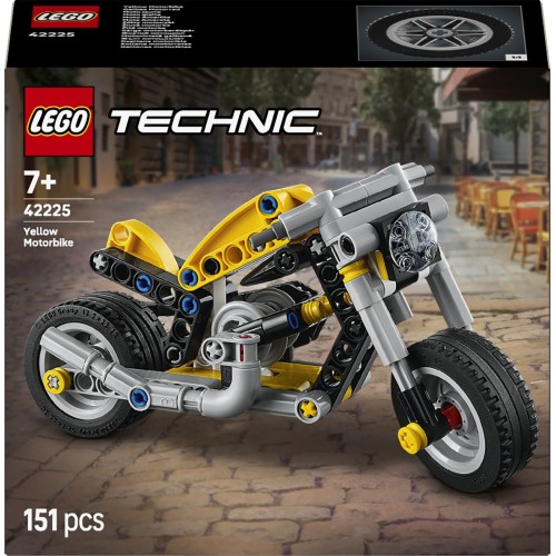 lego technic κίτρινη μοτοσικλέτα 42225